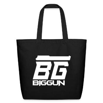 biggunlogo - Eco-Friendly Cotton Tote - black - Front