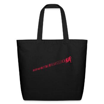 run better than government - Eco-Friendly Cotton Tote - black - Front