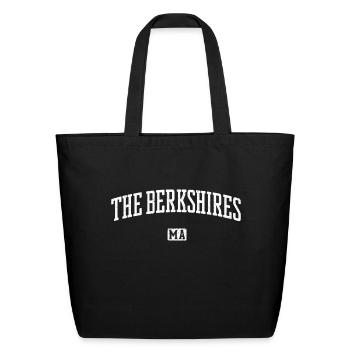 The Berkshires Massachusetts - Eco-Friendly Cotton Tote - black - Front