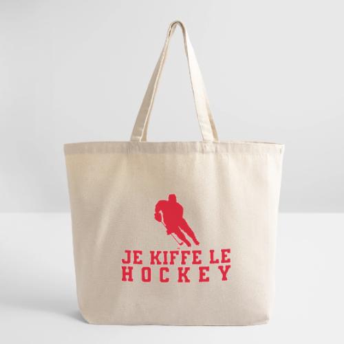 I love hockey - Eco-Friendly Cotton Tote