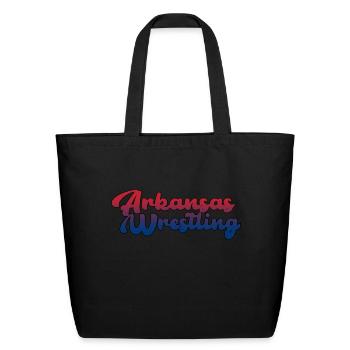 Arkansas Wrestling - Eco-Friendly Cotton Tote - black - Front