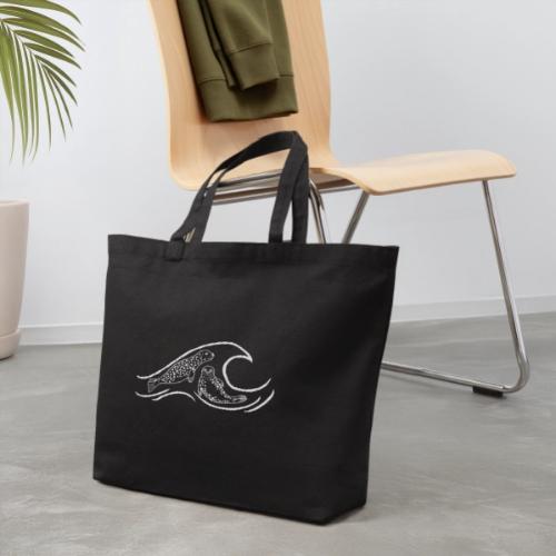 White Seal Wave - Eco-Friendly Cotton Tote