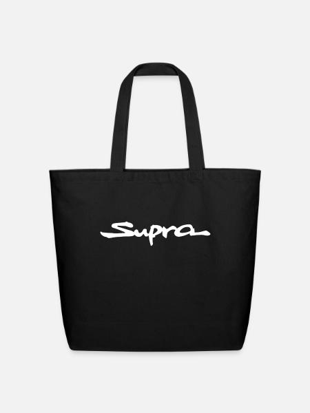 Supra Sportscar - Eco-Friendly Cotton Tote - black