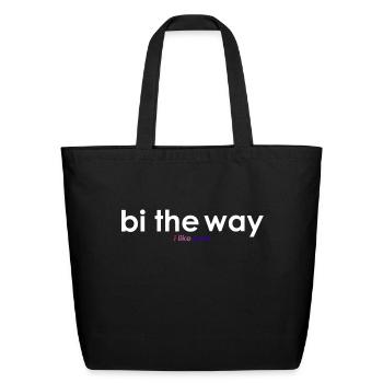 Bi The Way - Eco-Friendly Cotton Tote - black - Front
