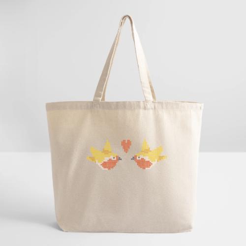 love birds - Eco-Friendly Cotton Tote