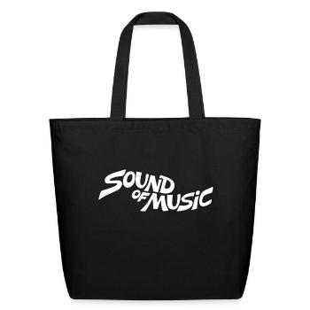 Sound of Music - Eco-Friendly Cotton Tote - black - Front