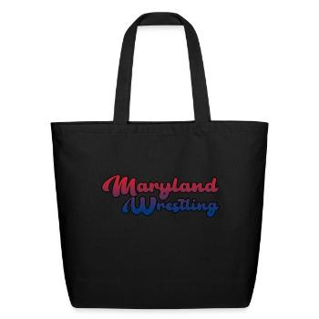 Maryland Wrestling - Eco-Friendly Cotton Tote - black - Front