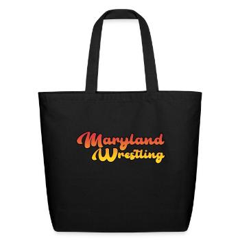 Maryland Wrestling - Eco-Friendly Cotton Tote - black - Front