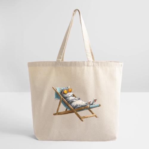 Sunshine Cat Mode - Eco-Friendly Cotton Tote