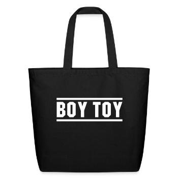Boy Toy - Eco-Friendly Cotton Tote - black - Front