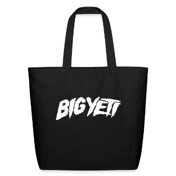 Big Yeti - Eco-Friendly Cotton Tote - black - Front