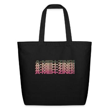 A MEH zing Not So Amazing Retro TV - Eco-Friendly Cotton Tote - black - Front