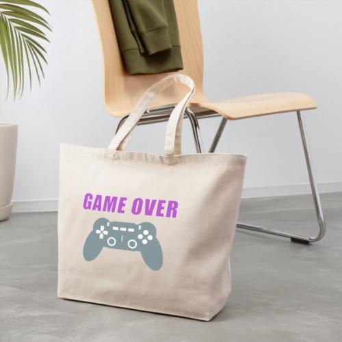 Game Over Gamer Controller Design - Eco-Friendly Cotton Tote