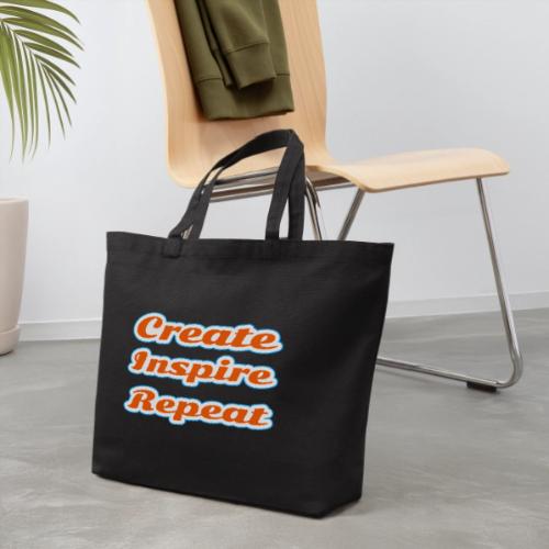 Create, Inspire, Repeat — Artist Life Script - Eco-Friendly Cotton Tote