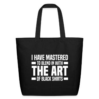 stage technician - Eco-Friendly Cotton Tote - black - Front