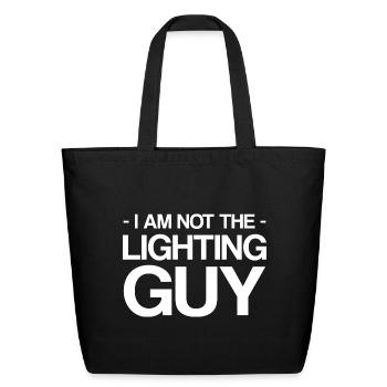 stage equipment - Eco-Friendly Cotton Tote - black - Front