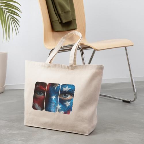 USA: Painted for the Flag - Eco-Friendly Cotton Tote