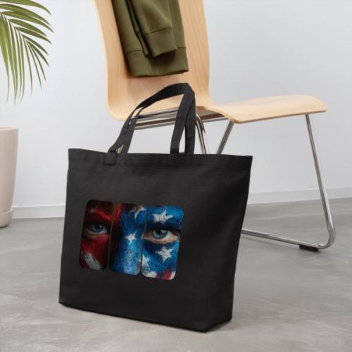 USA: Painted for the Flag - Eco-Friendly Cotton Tote