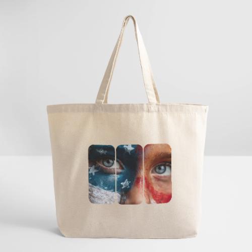 USA: Star-Spangled Glance - Eco-Friendly Cotton Tote