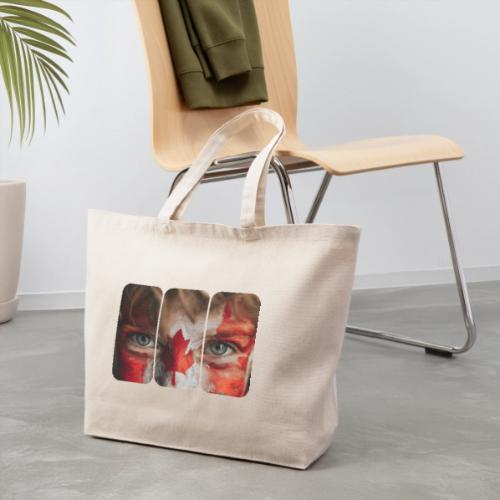 Canada: Maple Leaf Gaze - Eco-Friendly Cotton Tote