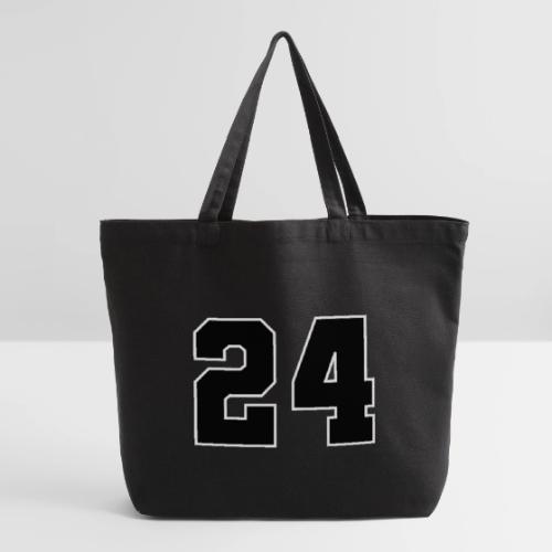 Varsity Number 24 College Font - Eco-Friendly Cotton Tote