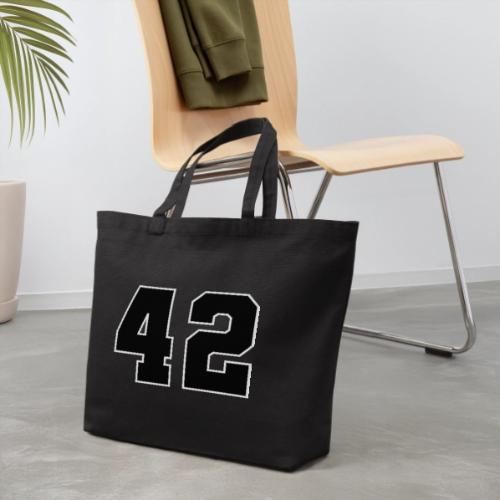 Varsity Number 42 Sports Style - Eco-Friendly Cotton Tote