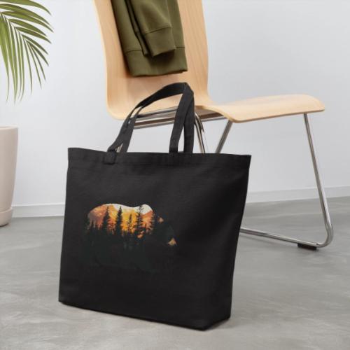 Bear: Sunset Guardian - Eco-Friendly Cotton Tote