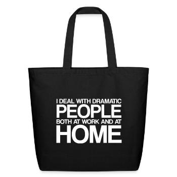 stage equipment - Eco-Friendly Cotton Tote - black - Front