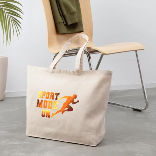 Sport Mode On - Eco-Friendly Cotton Tote