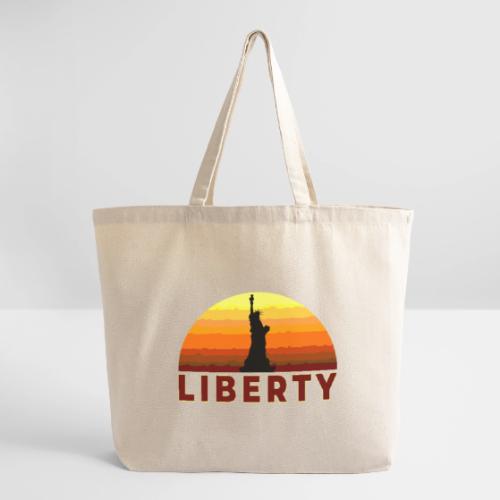 USA: Sunset Liberty Bold - Eco-Friendly Cotton Tote