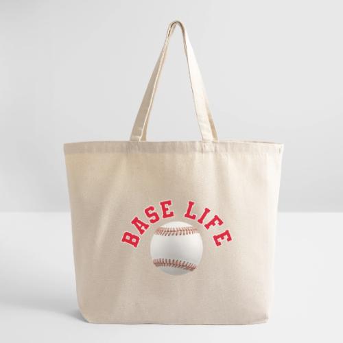Baseball: Base Life Vibes - Eco-Friendly Cotton Tote
