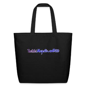 Majestic_wolf - Eco-Friendly Cotton Tote - black - Front