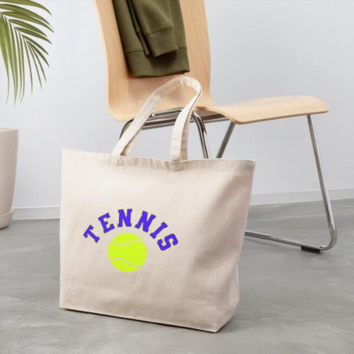 Tennis: Serve in Style - Eco-Friendly Cotton Tote