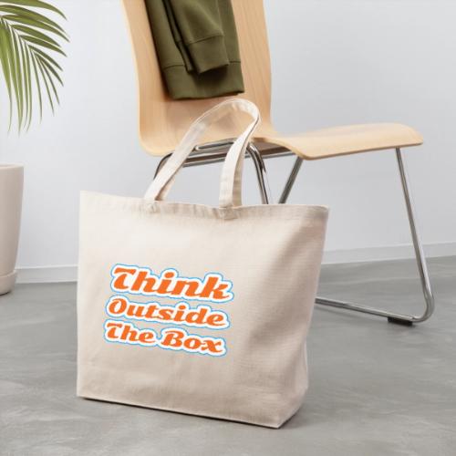 Think Outside the Box — Creative Mindset Script - Eco-Friendly Cotton Tote