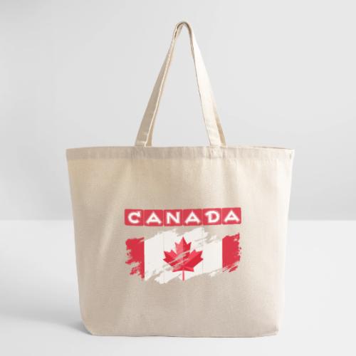 Canada, Inspired by the Canadian flag - Eco-Friendly Cotton Tote