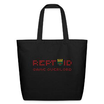 Reptilians Royal Game - Eco-Friendly Cotton Tote - black - Front