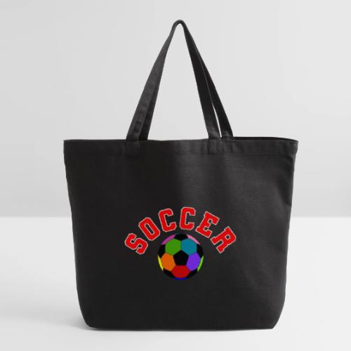 Soccer: Colorful Kick - Eco-Friendly Cotton Tote