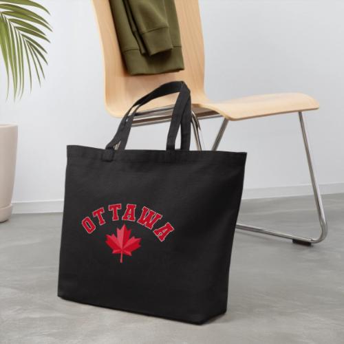 Ottawa with maple leaf - Eco-Friendly Cotton Tote