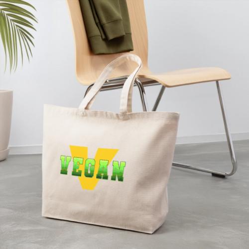Vegan Energy V - Eco-Friendly Cotton Tote