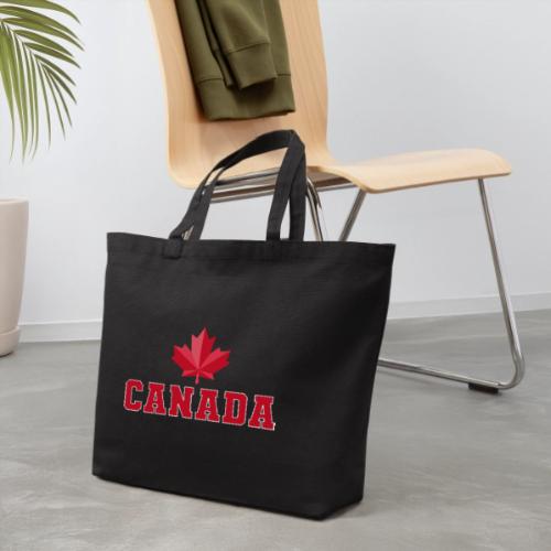 Canada with a maple leaf - Eco-Friendly Cotton Tote
