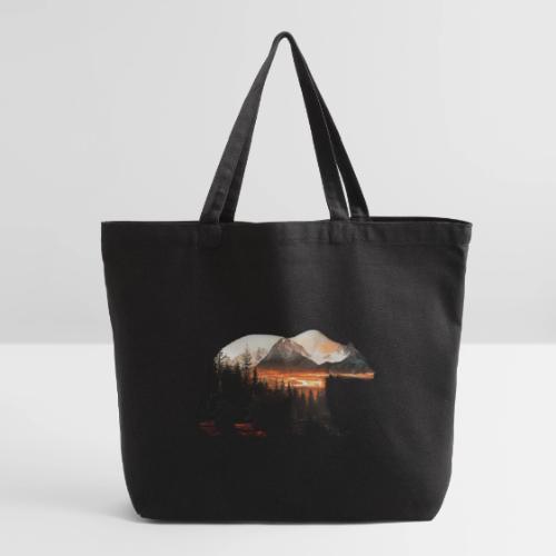 Canada Bear: fiery tones - Eco-Friendly Cotton Tote