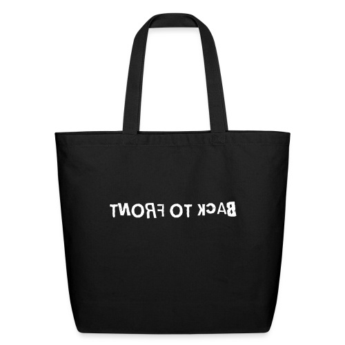 Back To Front Word Art - Eco-Friendly Cotton Tote