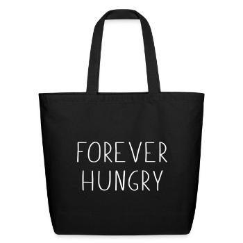Forever Hungry - Eco-Friendly Cotton Tote - black - Front