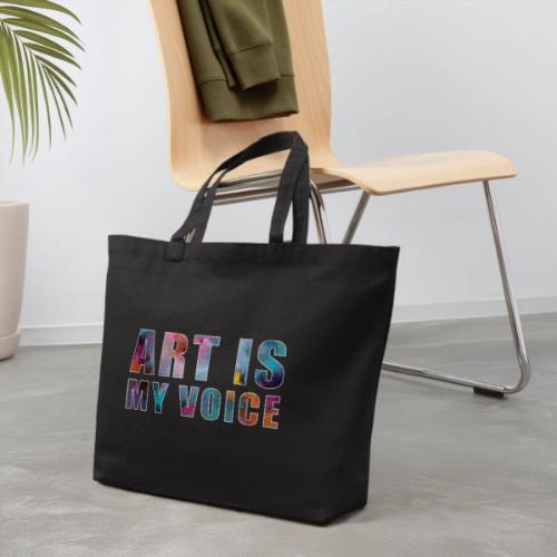 Art Is My Voice - Eco-Friendly Cotton Tote