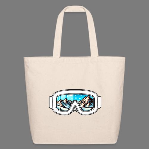 Snow Rush: Exclusive Snowboard & Ski Enthusiast - Eco-Friendly Cotton Tote