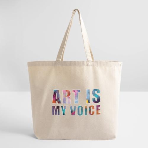 Art Is My Voice - Eco-Friendly Cotton Tote
