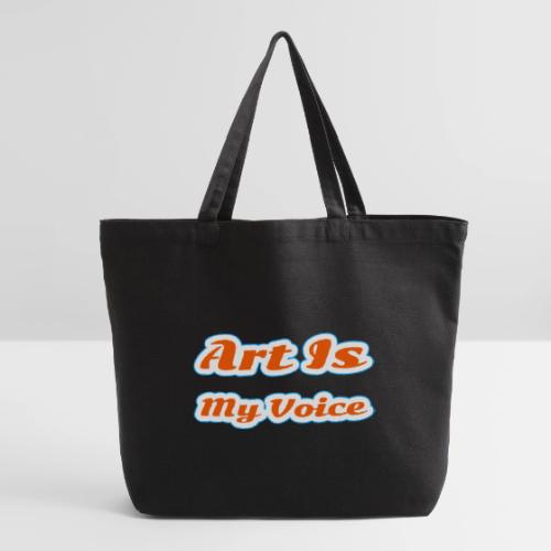 Art Is My Voice — Express Yourself Script - Eco-Friendly Cotton Tote