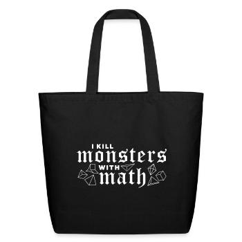 Funny Geeky Fantasy Mathematician Saying Math Love - Eco-Friendly Cotton Tote - black - Front