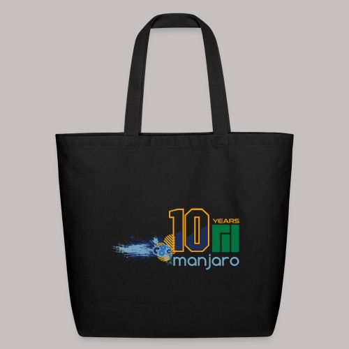 Manjaro 10 years splash colors - Eco-Friendly Cotton Tote