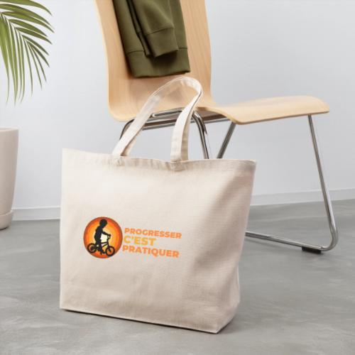 On the Move Towards Progress - Eco-Friendly Cotton Tote